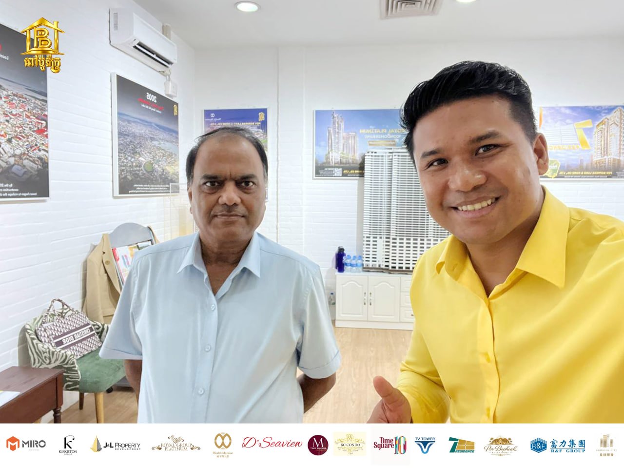 Many guests visited the showroom at Hotel Cambodiana