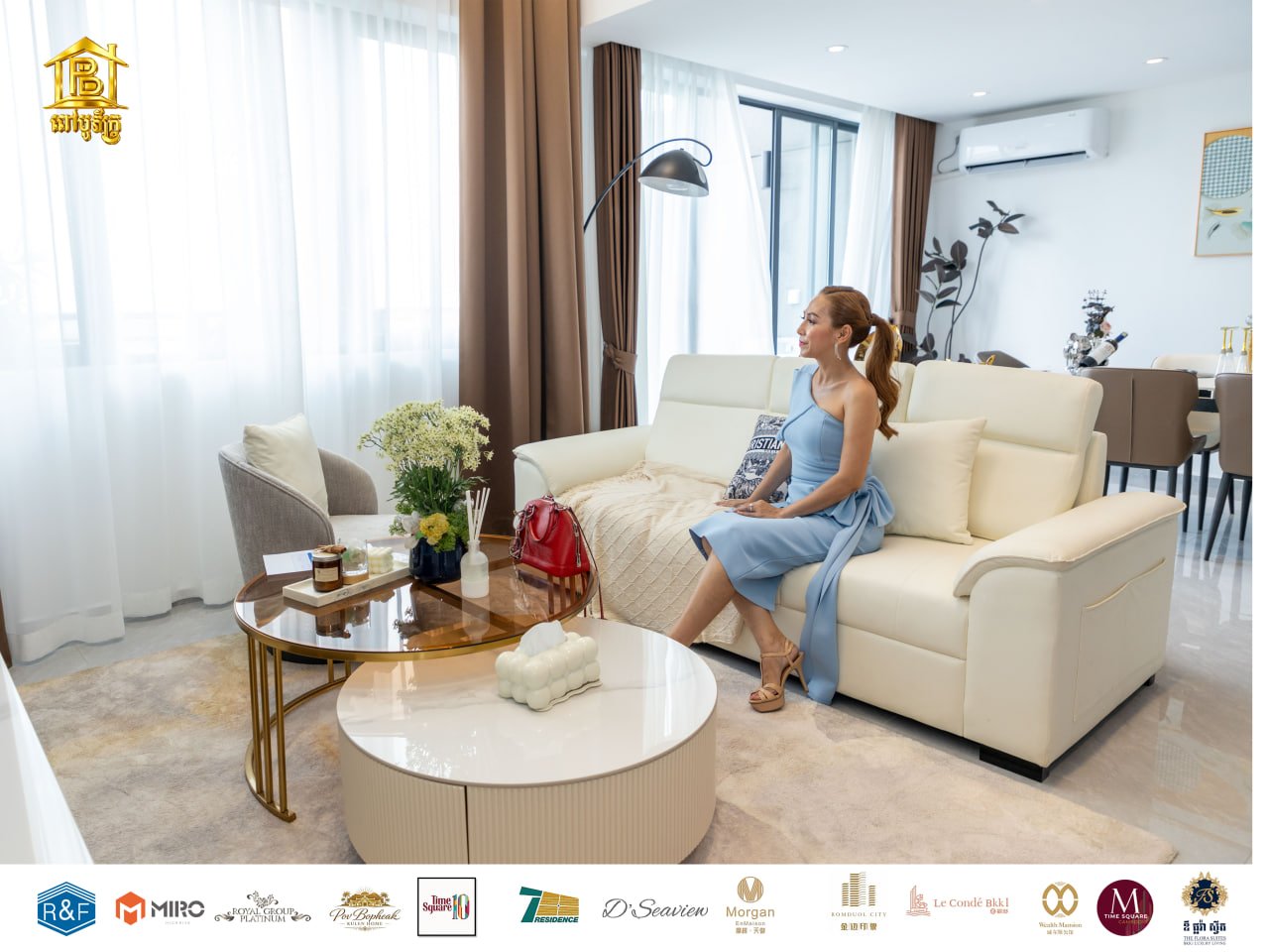 Pov Bopheak Land & Home Co., Ltd. proudly participated in the official launch event of the new Penthouse units at Romduol City condominium