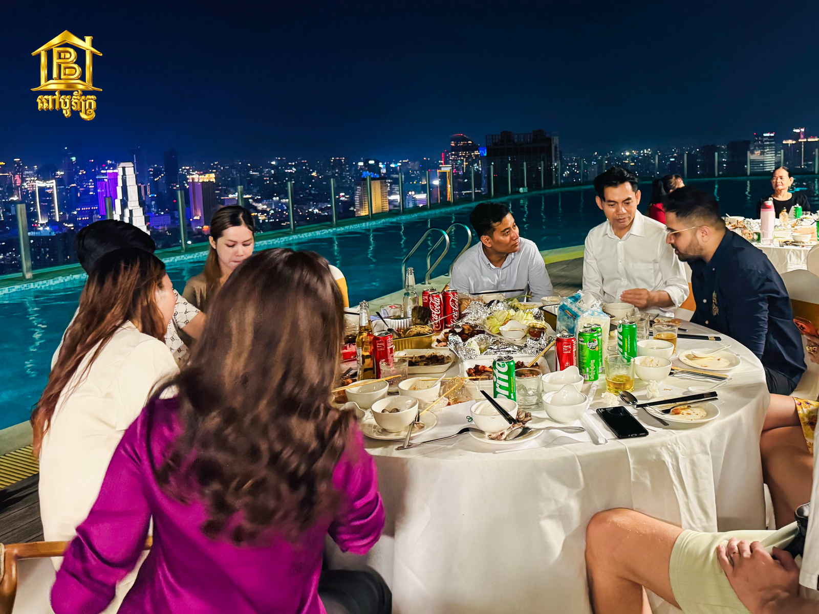 Featuring one of the largest rooftop swimming pools in the area, offering a breathtaking 360° panoramic view of Phnom Penh.